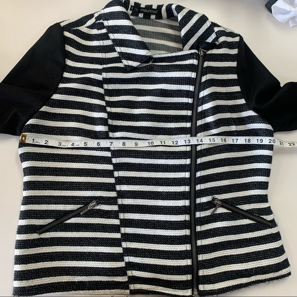 Black & white striped jacket - Picture 7 of 11